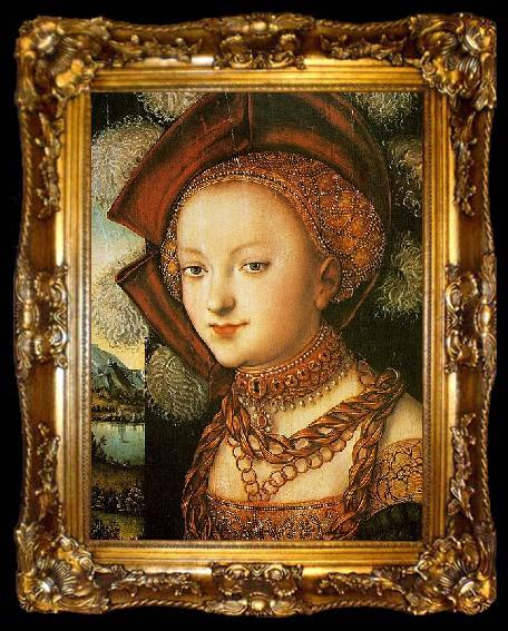 framed  Lucas Cranach Salome, ta009-2